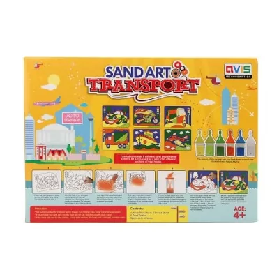 AVIS Sand art transport Craft Kits