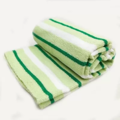 Agarram Textile Mill 350 GSM Cotton Bath Towel Green