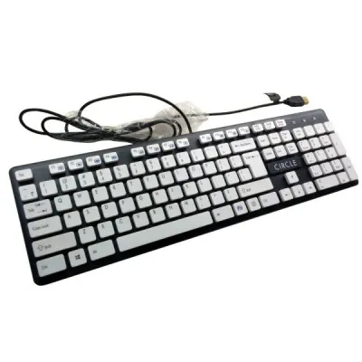 Circle C23 Wired USB Performer Keyboard White