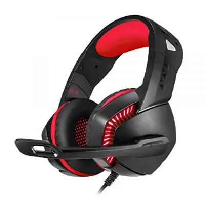 Cosmic Byte H3 Gaming Headphone With Mic For PC Laptops Mobiles PS4 Xbox One Red