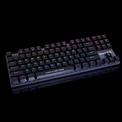 Cosmic Byte USB-A CB-GK-26 Pandora TKL Mechanical Keyboard with Outemu Red Switches and Rainbow LED Grey