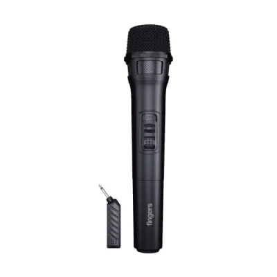 FINGERS Freedom Mic-30 Wireless Mic with 6.35 mm Receiver 7 hrs Battery Life Ideal for Outdoors and Indoors