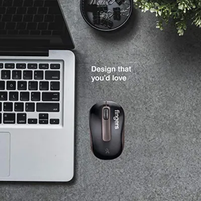 FINGERS GlidePro Wireless Mouse with Nano USB Receiver