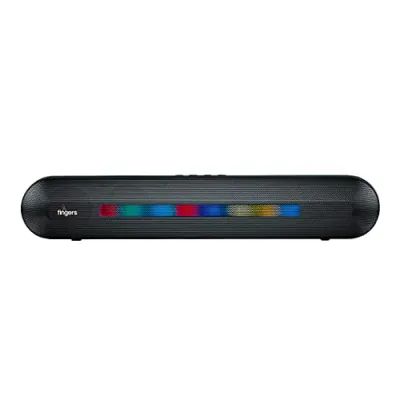 FINGERS RGB-MusicIndia Portable Speaker RGB Lights 15 W Deep Bass Up to 9 Hours Playback Bluetooth FM Radio USB MicroSD and AUX
