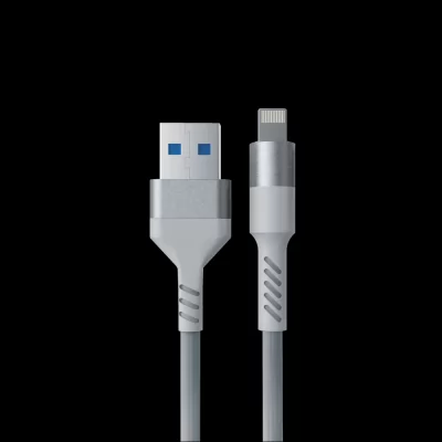 Fingers FMC-L05 1 m Lightning Cable Steel Grey