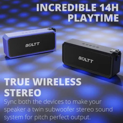 Fire Boltt BS1300 20W Portable Bluetooth Speaker Blue