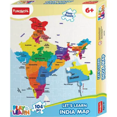 Funskool Play And Learn 9421100 India Map Puzzle
