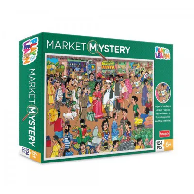 Funskool Play And Learn 9426700 Market Mystery Puzzle