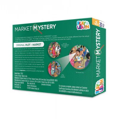 Funskool Play And Learn 9426700 Market Mystery Puzzle