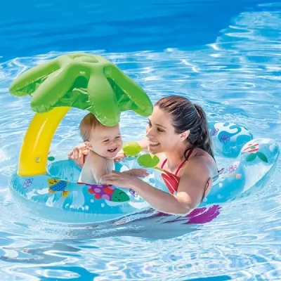 Intex 56590 Baby Swim Float with Mom Inflatable