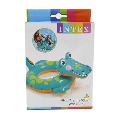 Intex Inflatable Animal Pool Ring 58221 Alligator