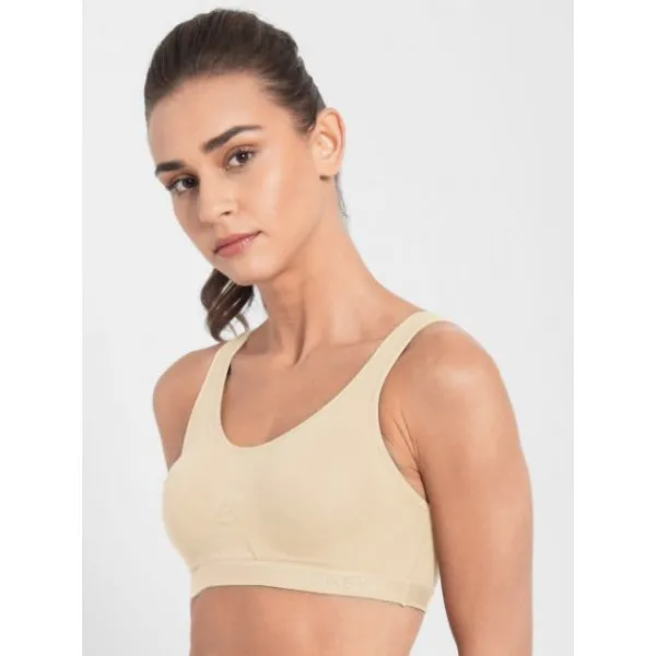 Buy Jockey 1376 Slip On Active Bra Skin XL Online at Low Prices in India at