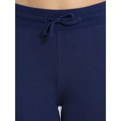 Jockey AW36 Joggers With Side Pocket And Drawstring Closure Imperial Blue Melange L