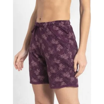 Jockey RX10 Shorts With Side Pocket And Drawstring Closure Purple Wine XXL