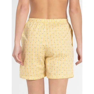 Jockey RX15 Shorts With Side Pocket And Drawstring Closure Banana Cream XS