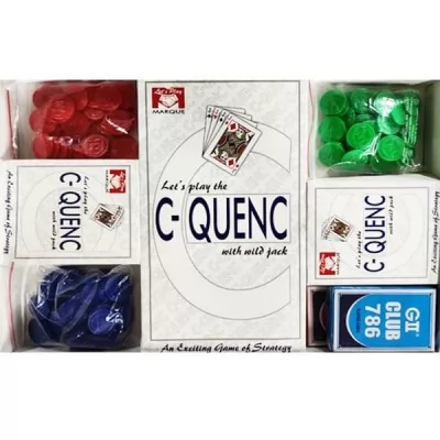 Marque Lets Play The C-Quenc With Wild Jack Card Game Jumbo