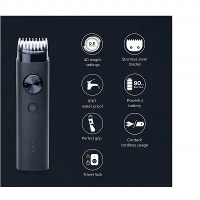 Mi Beard Trimmer With Corded And Cordless Waterproof 40 Length Settings