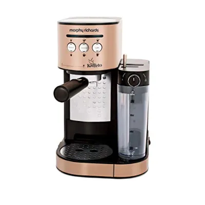 Morphy Richards 350011 Kaffeto Milk Frother And Coffee Maker 1350W