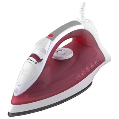 Morphy Richards 500009 Glide Steam Iron With Steam Burst 1250W White And Red