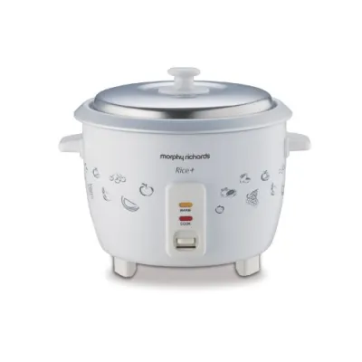 Morphy Richards 690023 Rice Plus Electric Rice Cooker 700W 1.8L White