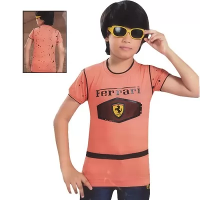 Mosko Kids 1234 Boys T shirt 16 Peach