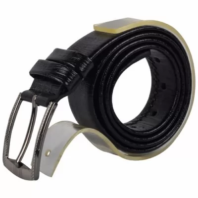 PU Leather Casual Belt MB003 Black 34-38 Inch