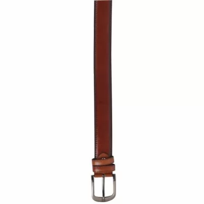 PU Leather Casual Belt MB007 Rust 34-38 Inch