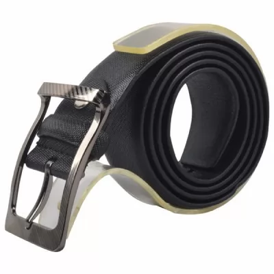 PU Leather Casual Belt MB008 Black 34-38 Inch