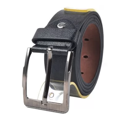 PU Leather Casual Belt MB012 Black 36-40 Inch