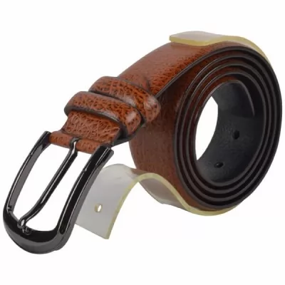 PU Leather Casual Belt MB013 Rust 38-42 Inch