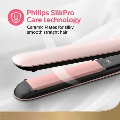 Philips BHS378-10 Advanced Kerashine Straightener Pink