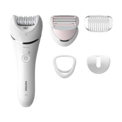 Philips BRE710-00 Cordless Epilator All Rounder For Face And Body Hair Removal White