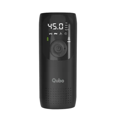 Qubo Smart Tyre Inflator for Cars and Bikes Black