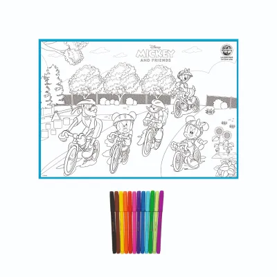 Ratnas 2609 Disney Mickey And Friends Colouring Mat For Young Artists