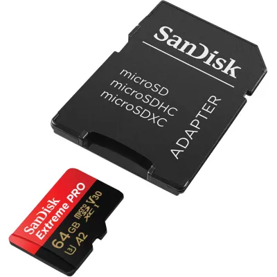 SanDisk Extreme Pro 200MB for Drones Go Pro 64GB