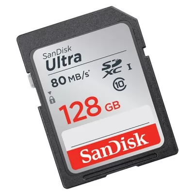 Sandisk SD Ultra 80MB C10 Camera 128GB