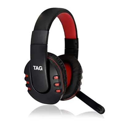 Tag USB 400 Gamerz over The Ear Wired Headphone With Mic Black