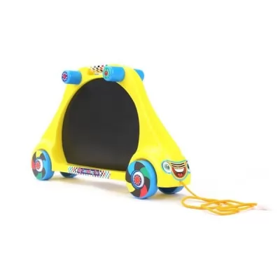 Toyztrend 2 In 1 Pull Along Car Slate yellow