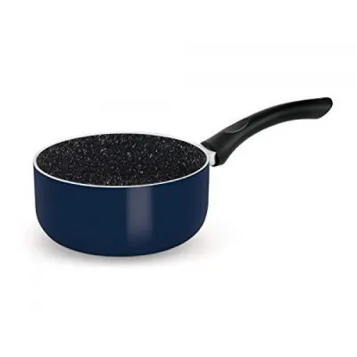 Usha CJ2000XPC Cook Joy 2000-Watt Induction Cooktop Black With Treo by Milton Granito Induction Saucepan 16 cm Blue