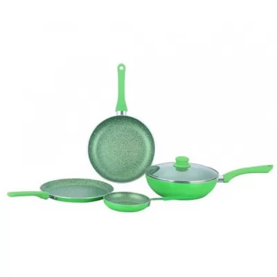 Wonderchef Royal Velvet Cookware 4pcs Set Green