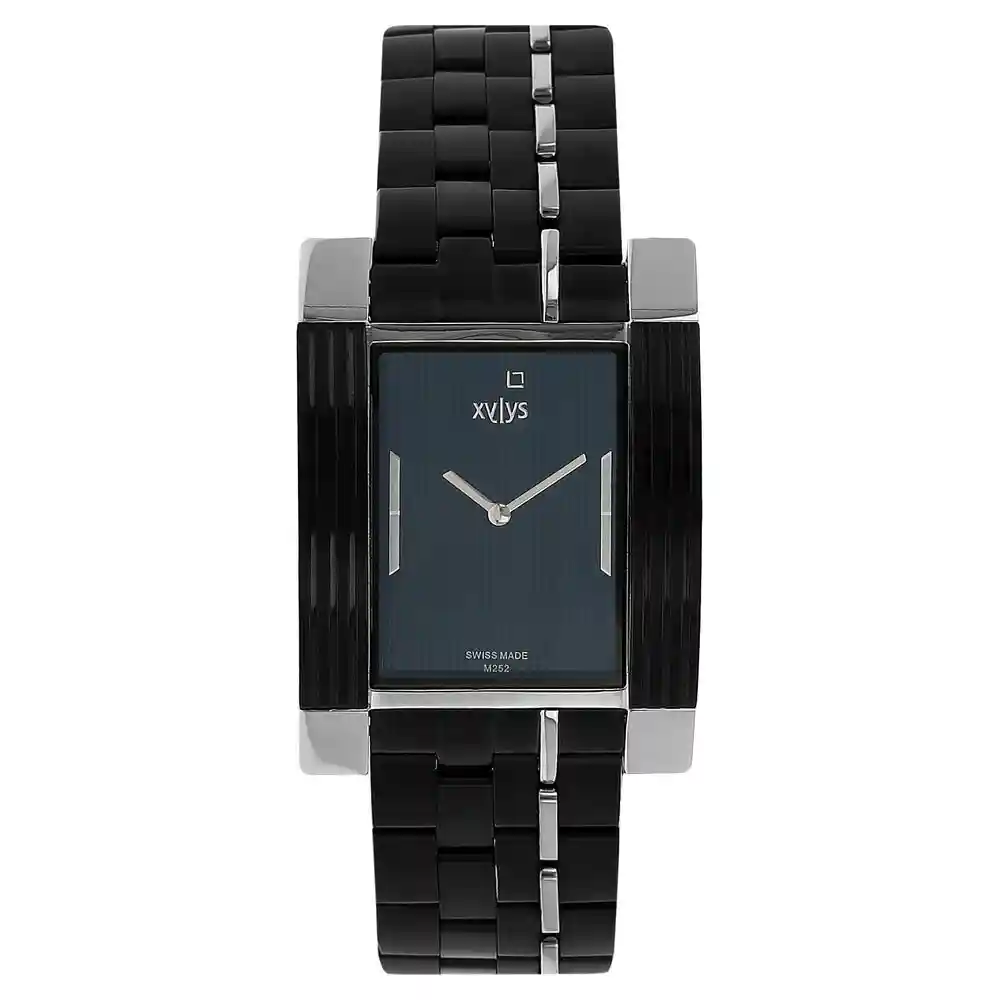 Xylys Black Dial Two Toned Stainless Steel Strap Watch NF9103NM02