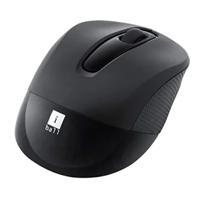 iBall Freego G100 Premium Wireless Optical Mouse Supports Windows and Mac laptops Black